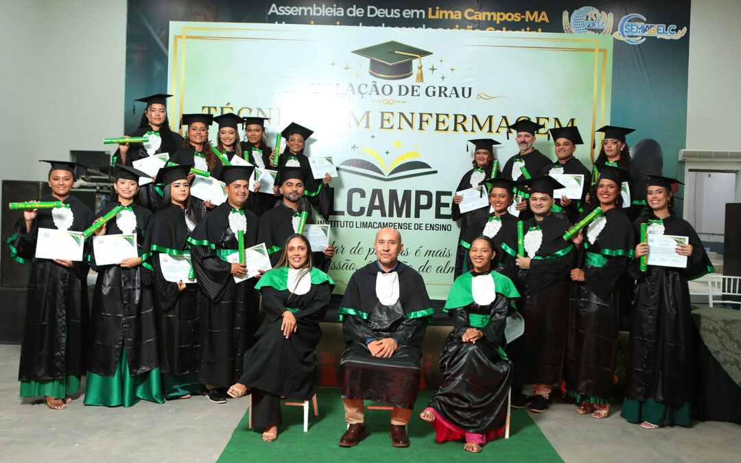 ILCAMPE realiza Colação de Grau da Turma 2024.1 do Curso Técnico em Enfermagem